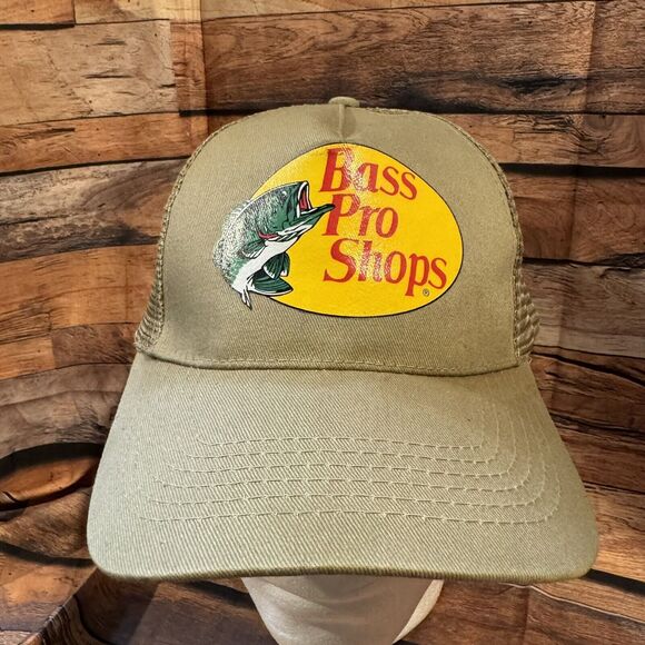 Bass Pro Shops Trucker Hat Snapback Mesh Iconic Outdoor Gear & Apparel - Picture 1 of 10